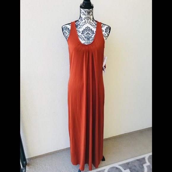 Lord & Taylor Dresses & Skirts - ⭐️ Lord&taylor rust long maxi summer dress NWT M